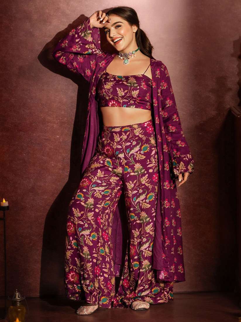 Myntra palazzo tops online
