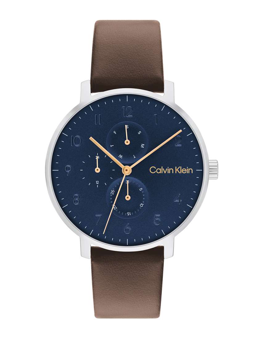 Buy Calvin Klein Unisex Stun Leather Analogue Watch 25200406 Watches for Unisex 25518836 Myntra