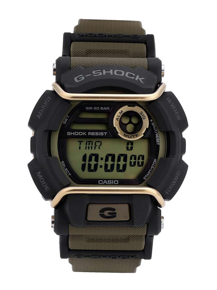 Buy CASIO Men G Shock GD 400 9SDR Digital Dial Matte Brown Resin Strap Watch G1433 Watches for Men 25522234 Myntra