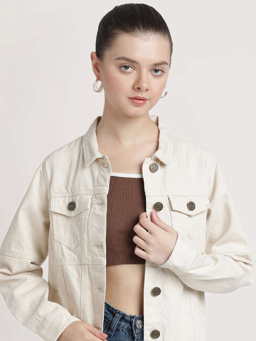 Buy Bene Kleed Slim Fit Denim Jacket Jackets for Women 25522628 Myntra