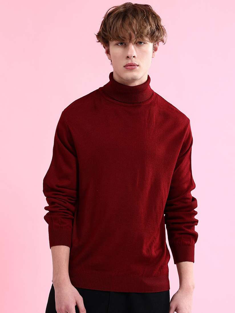 Acrylic turtleneck sweater 2025