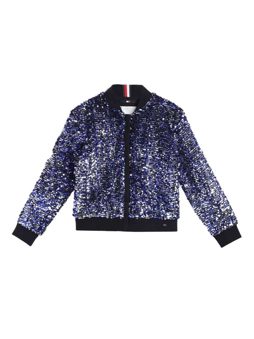 Embellished bomber jacket womens online