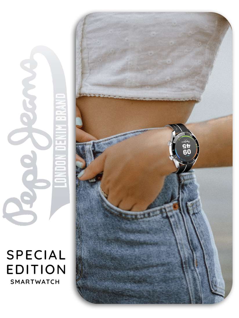 Buy pebble X Pepe Jeans Designer Edition 1.39 HD Display With BT Calling Smartwatch Smart Watches for Unisex 25530834 Myntra