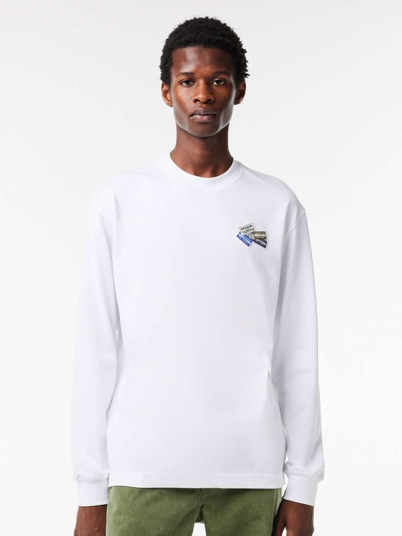 Buy Lacoste Long Sleeves Pure Cotton T Shirt Tshirts for Men 25531570 Myntra
