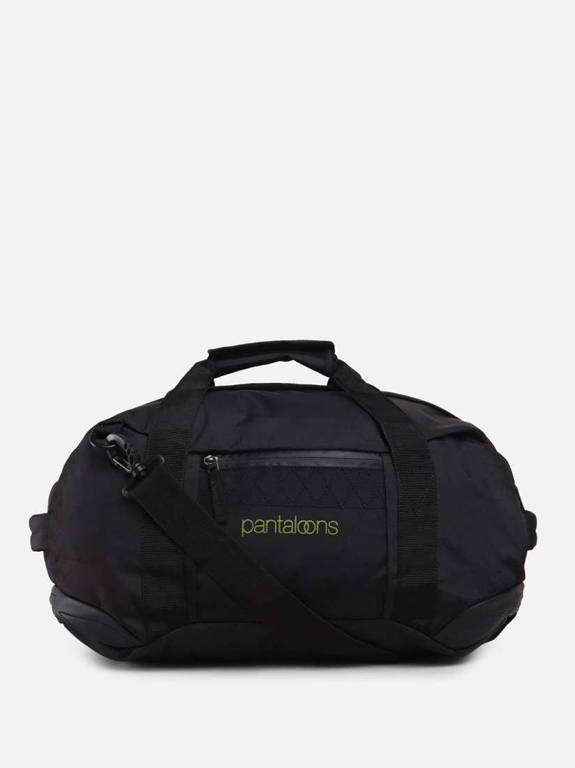 Buy Pantaloons Black Solid Duffle Bag Duffel Bag for Unisex 25531896 Myntra