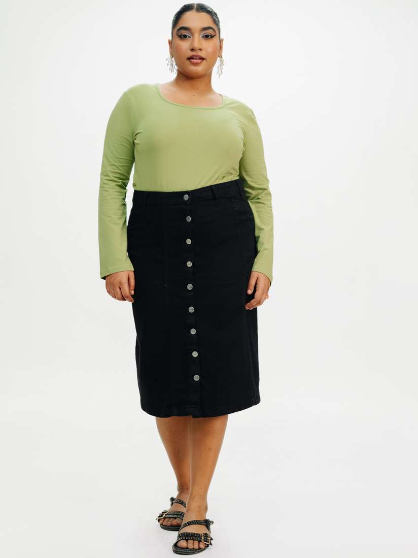 Pencil skirt myntra hot sale