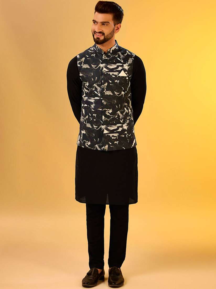 Kurta pajama with jacket myntra sales