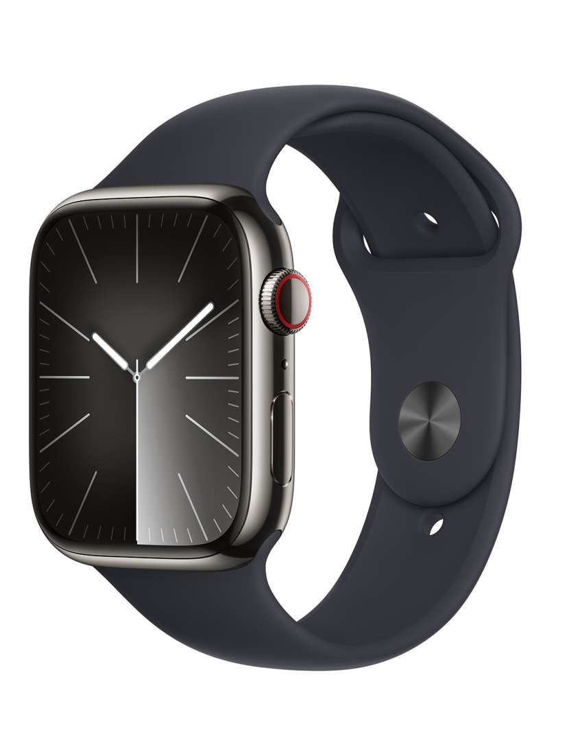 Buy Apple Watch Series 9 GPS Cellular 45 mm Graphite Case with Sport Band Smart Watches for Unisex 25547766 Myntra
