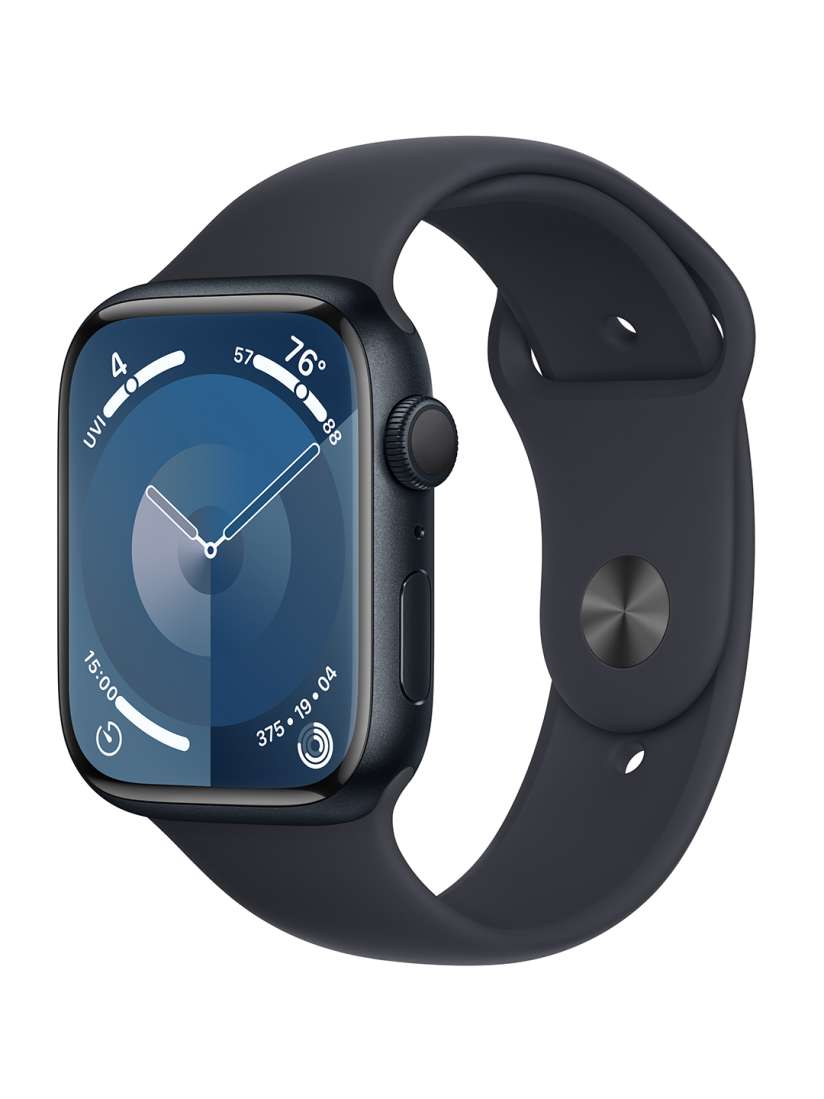 Buy Apple Watch Series 9 GPS 45 mm Aluminium Case with Sport Band Smart Watches for Unisex 25547836 Myntra