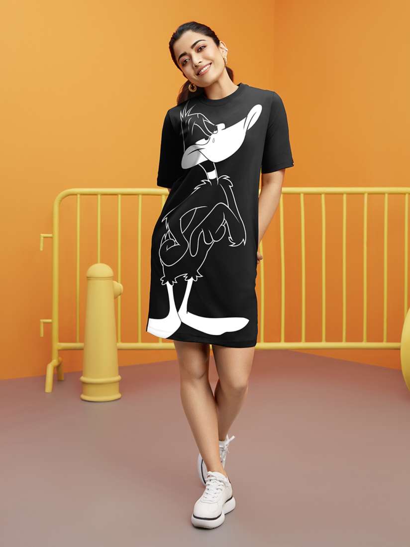 T shirt dress bewakoof best sale