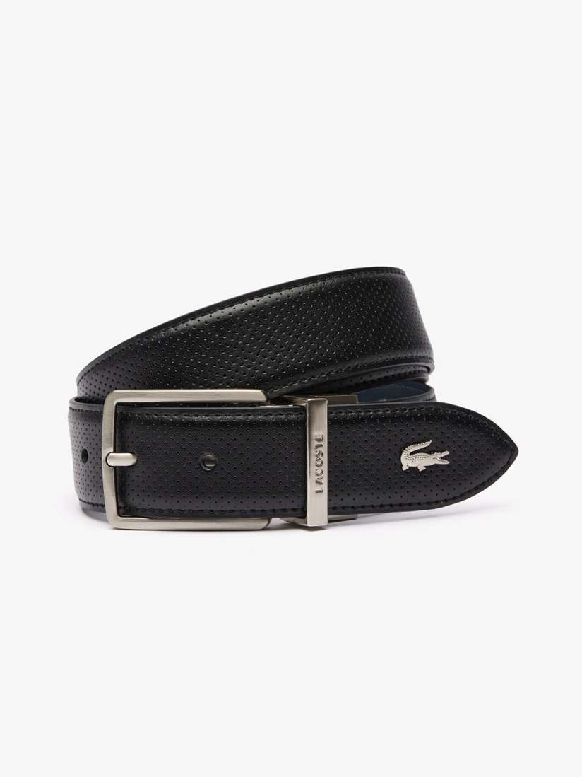 Lacoste men's reversible leather belt top