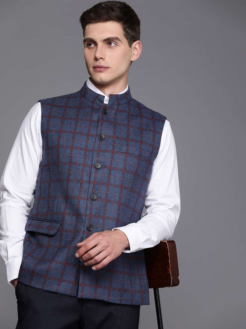 Nehru jacket louis philippe clearance