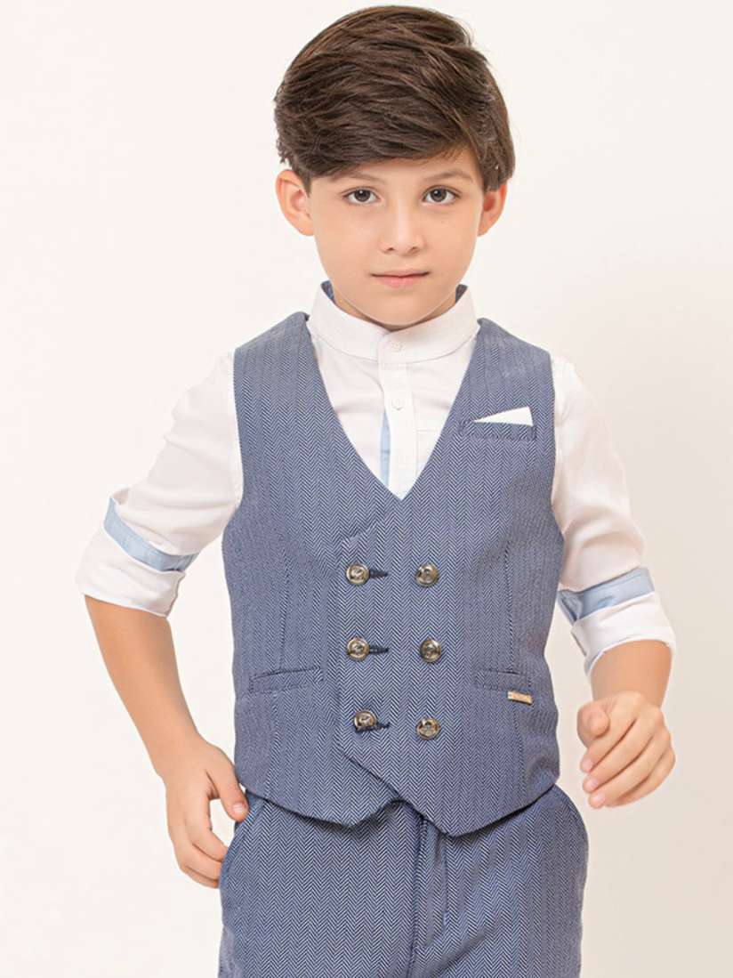 V neck double breasted waistcoat cheap