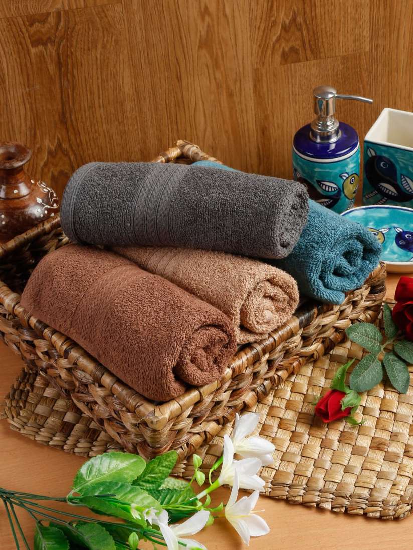 Rust hand towels hot sale