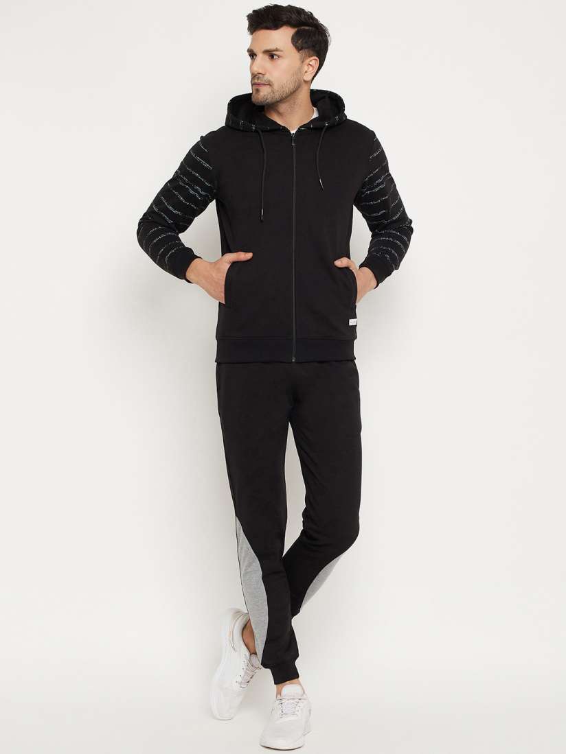 Fleece tracksuit top