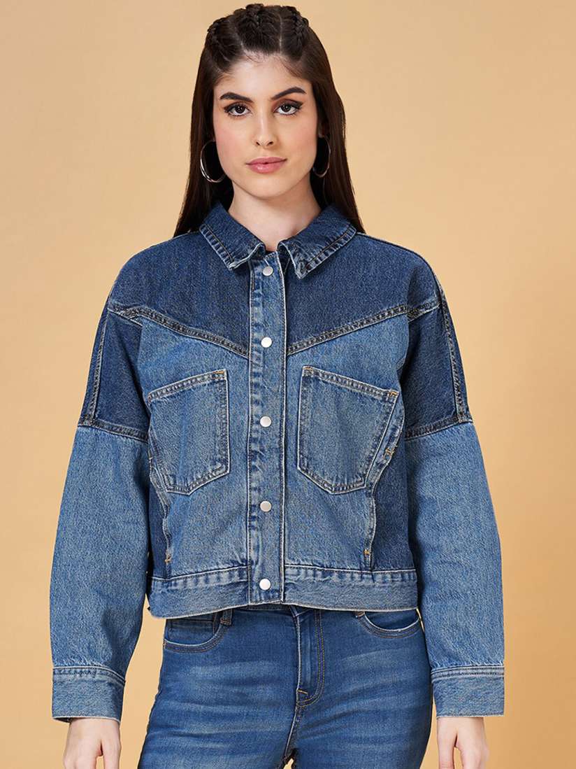 Denim jackets pantaloons clearance
