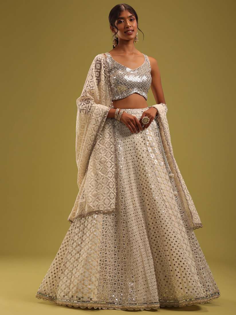 Buy KALKI Fashion Embellished Sequinned Ready to Wear Lehenga With Blouse Dupatta Lehenga Choli for Women 25580666 Myntra