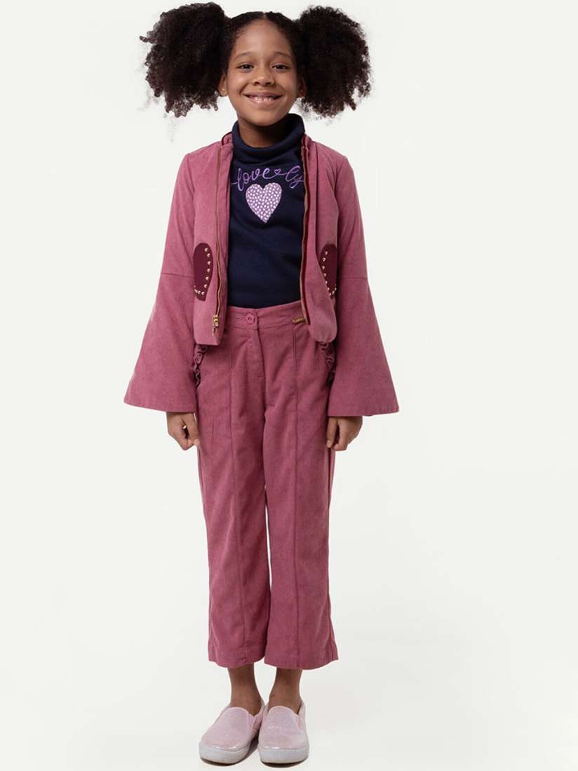 Girls cropped trousers top