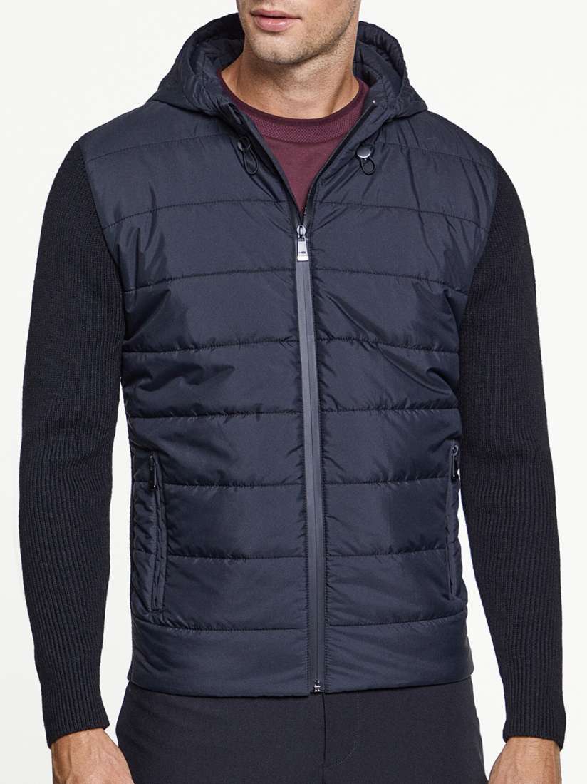 Buy HACKETT LONDON Hooded Padded Jacket Jackets for Men 25592010 Myntra