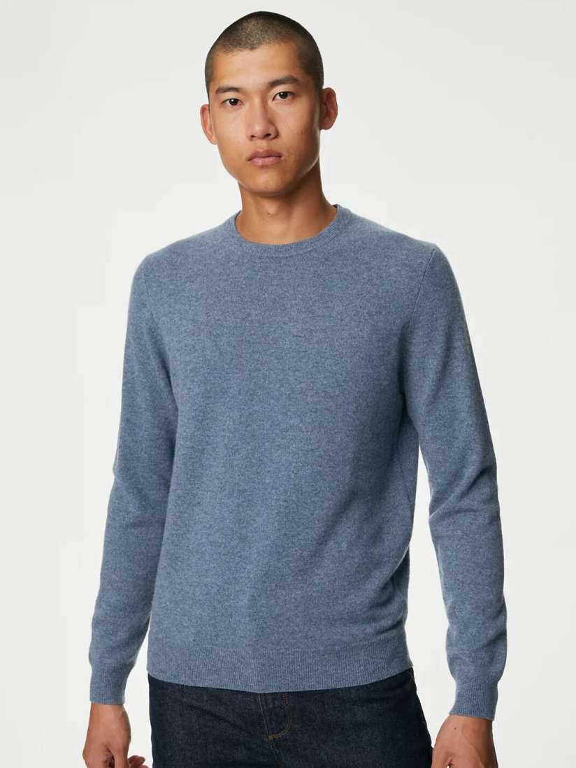 Buy Marks Spencer Round Neck Cashmere Pullover Sweater Sweaters for Men 25595372 Myntra