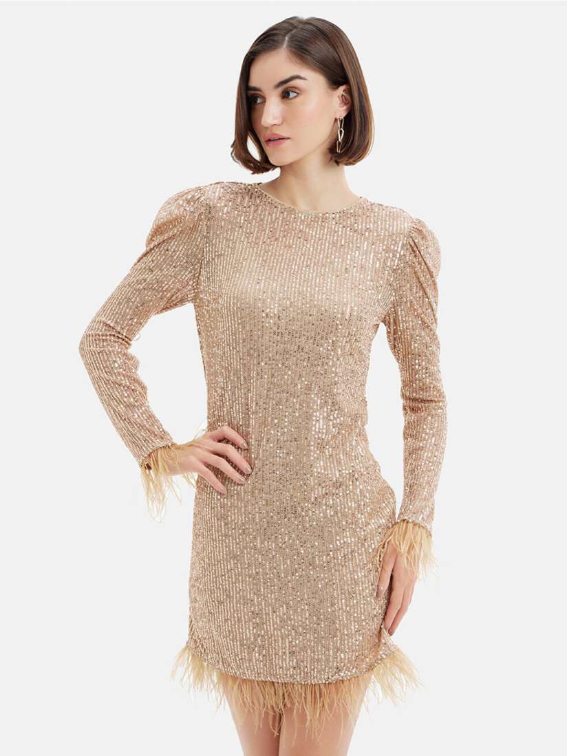 Kazo sequin dress top