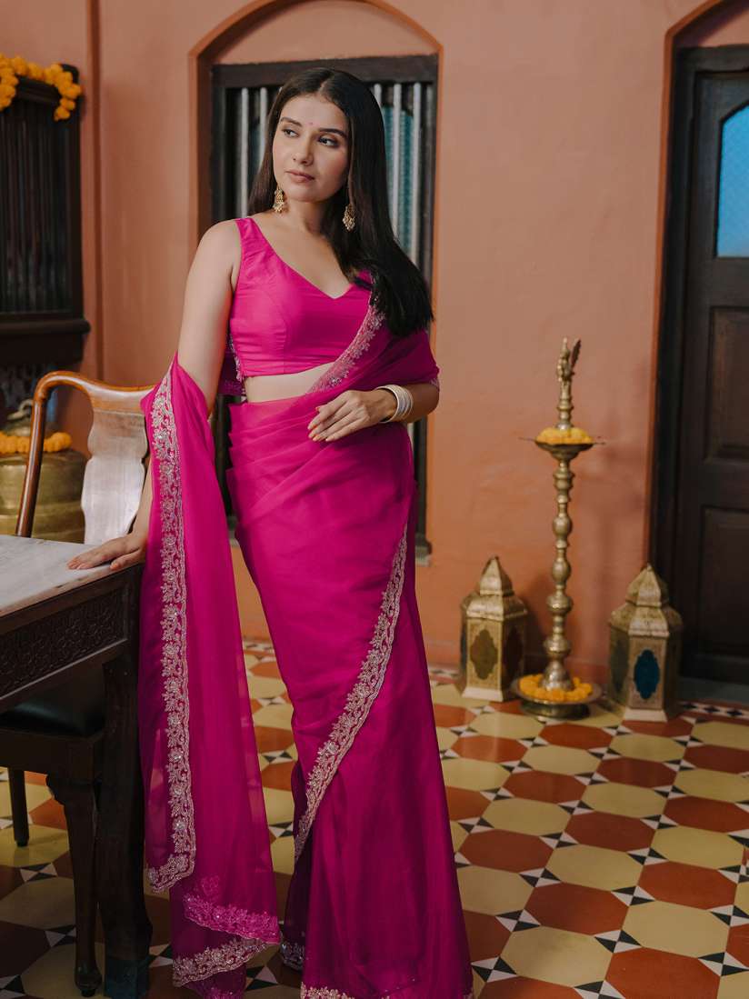 Myntra women saree 2025