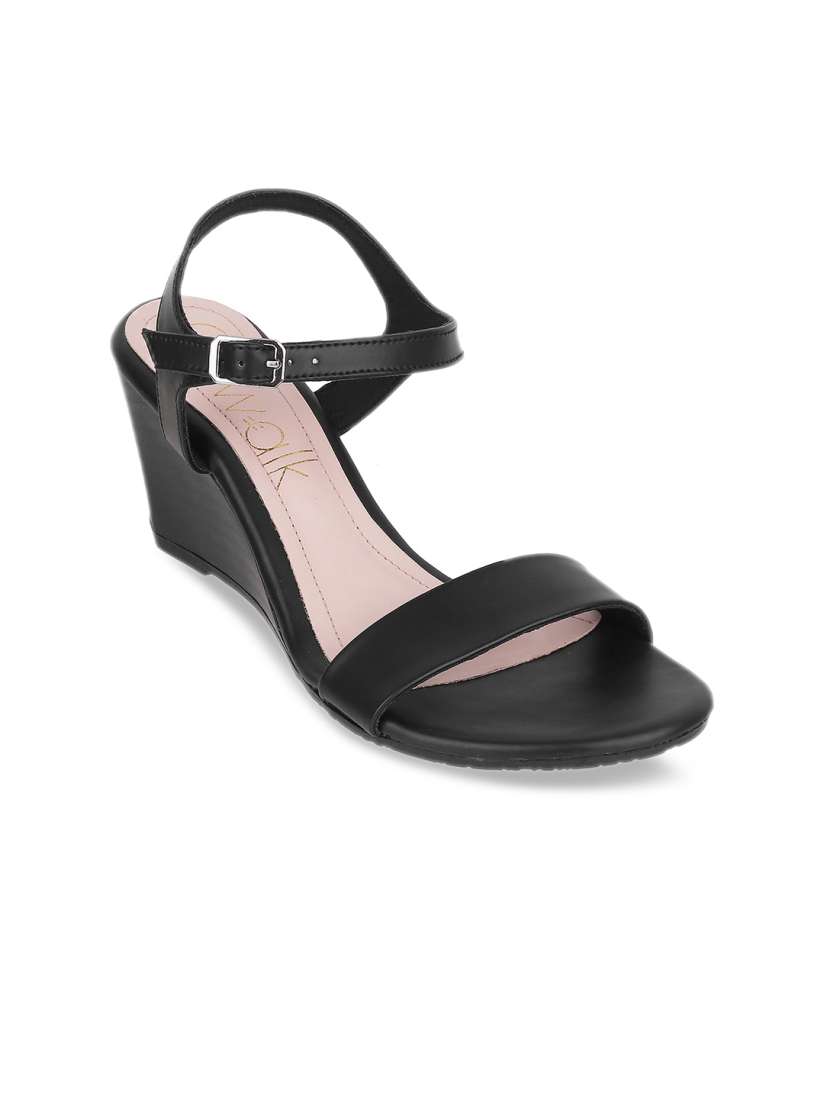 Buy Catwalk Open Toe Wedges With Buckles Heels for Women 25603530 Myntra