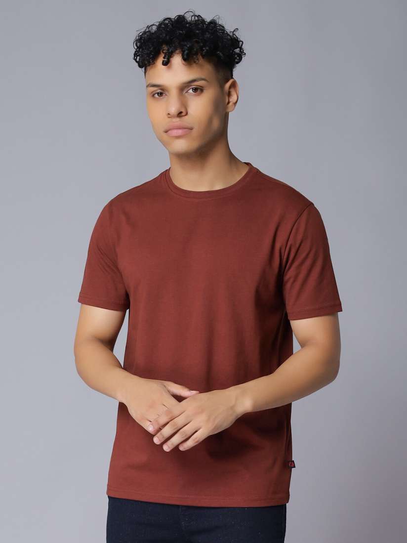 Buy Nimble Round Neck Cotton T shirt Tshirts for Men 25607894 Myntra