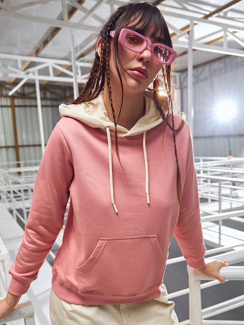Myntra hoodies for ladies store