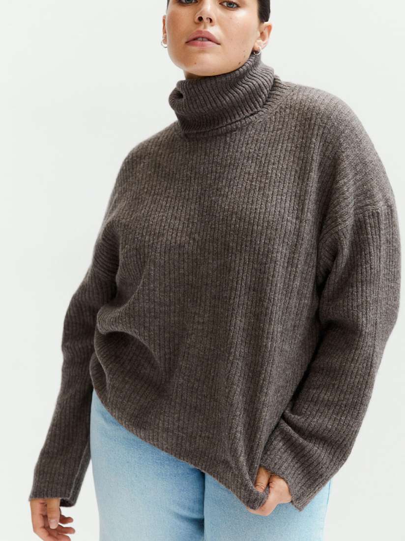 Buy H M Oversized Polo Neck Jumper Sweaters for Women 25610152 Myntra