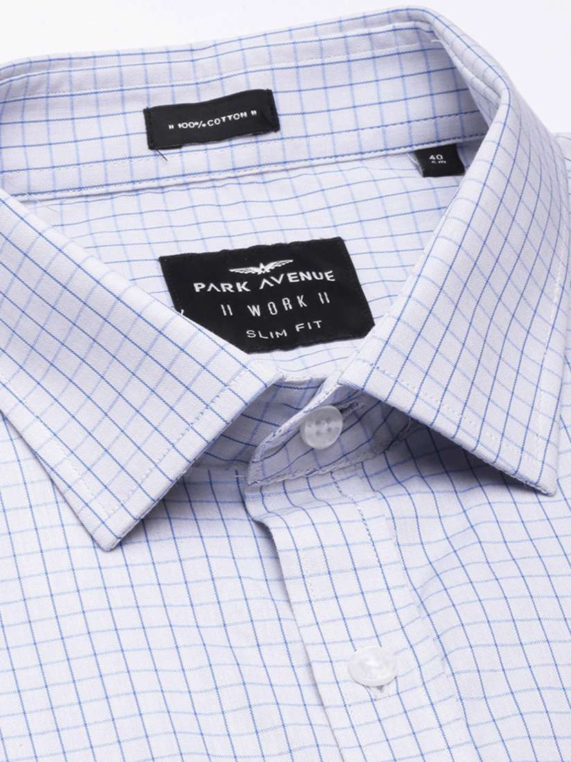 Buy Park Avenue Slim Fit Pure Cotton Formal Shirt Shirts for Men 25616292 Myntra