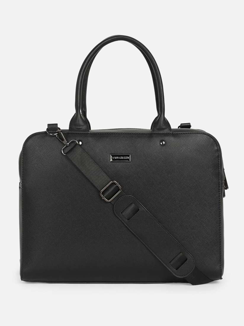 Van heusen black laptop bag on sale