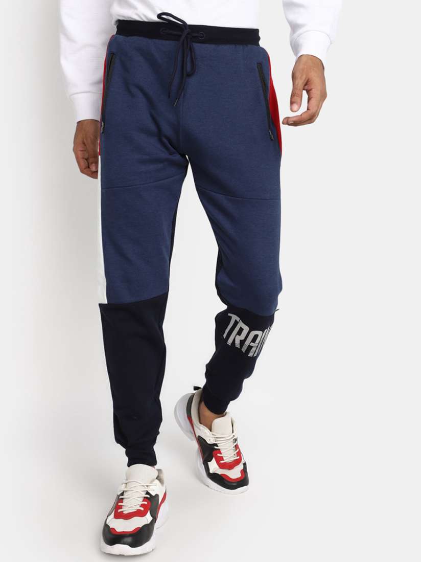 Buy V Mart Men Colourblocked Joggers Track Pants for Men 25627734 Myntra