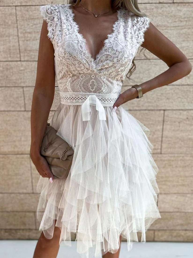 Buy StyleCast White Embellished A Line Dress Dresses for Women 25632160 Myntra