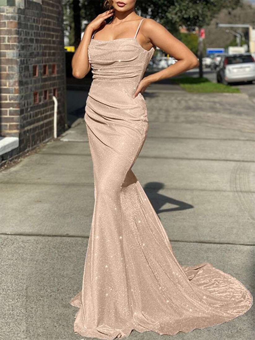 Peach embellished maxi dress cheap