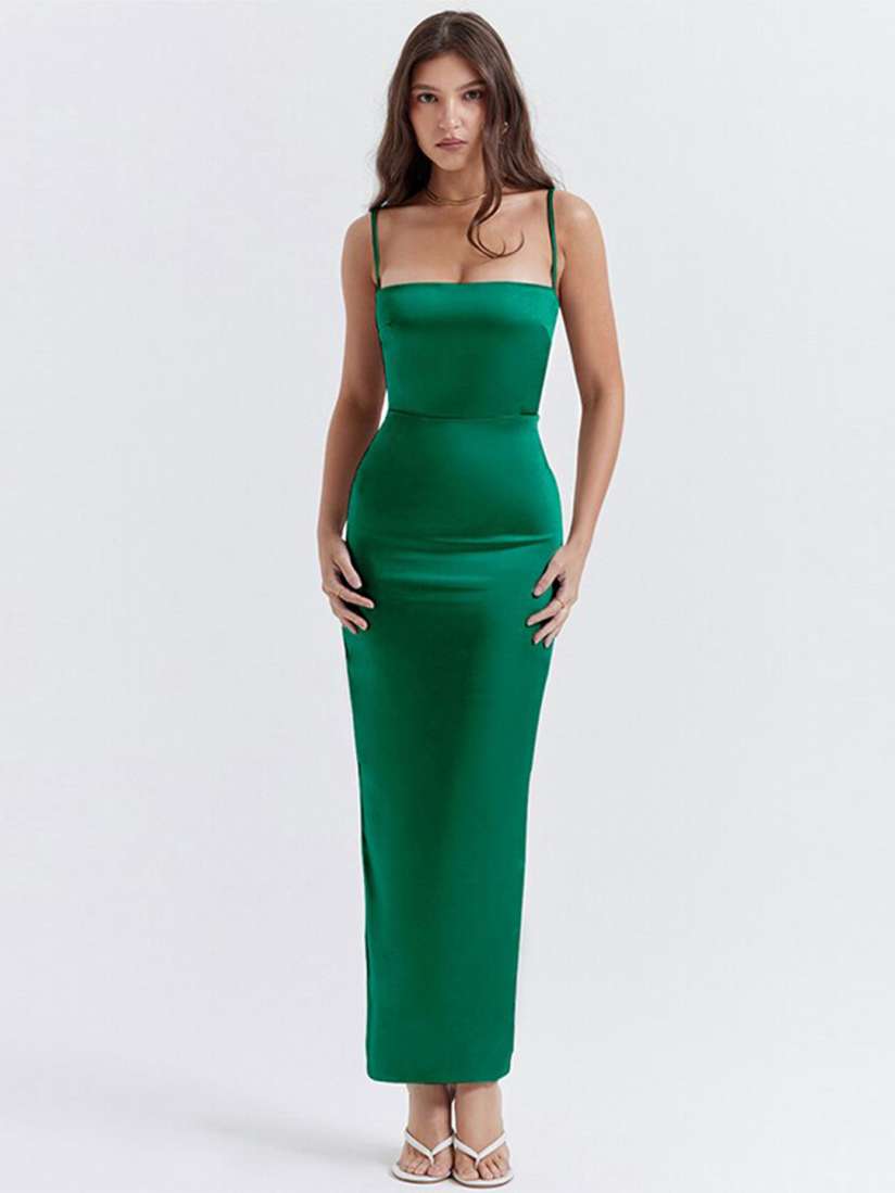 Myntra green dress shop
