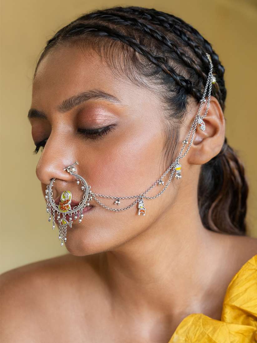 Silver plated nose ring online