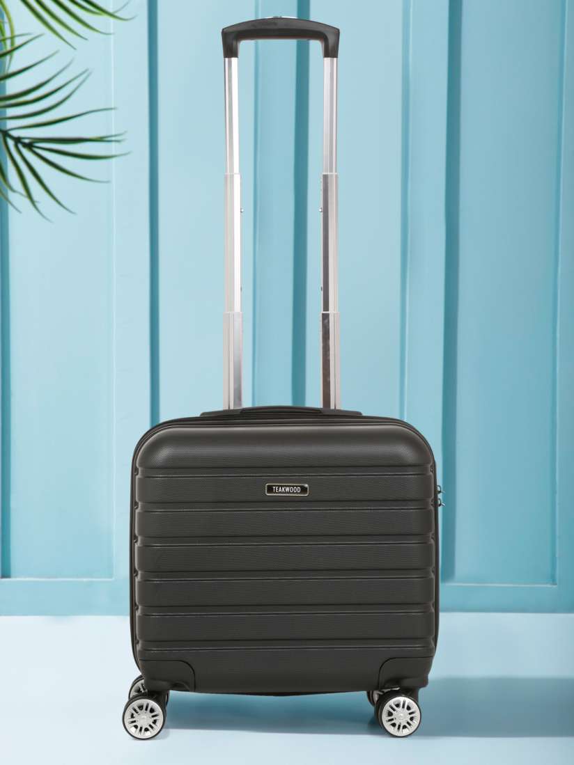 Buy Teakwood Leathers Overnighter Trolley Bag 33 Liters Trolley Bag for Unisex 25640502 Myntra