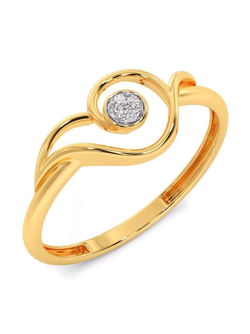 Buy CANDERE A KALYAN JEWELLERS COMPANY Diamondlites 18KT Gold Diamond Ring 1 g Ring Diamond for Women 25643994 Myntra