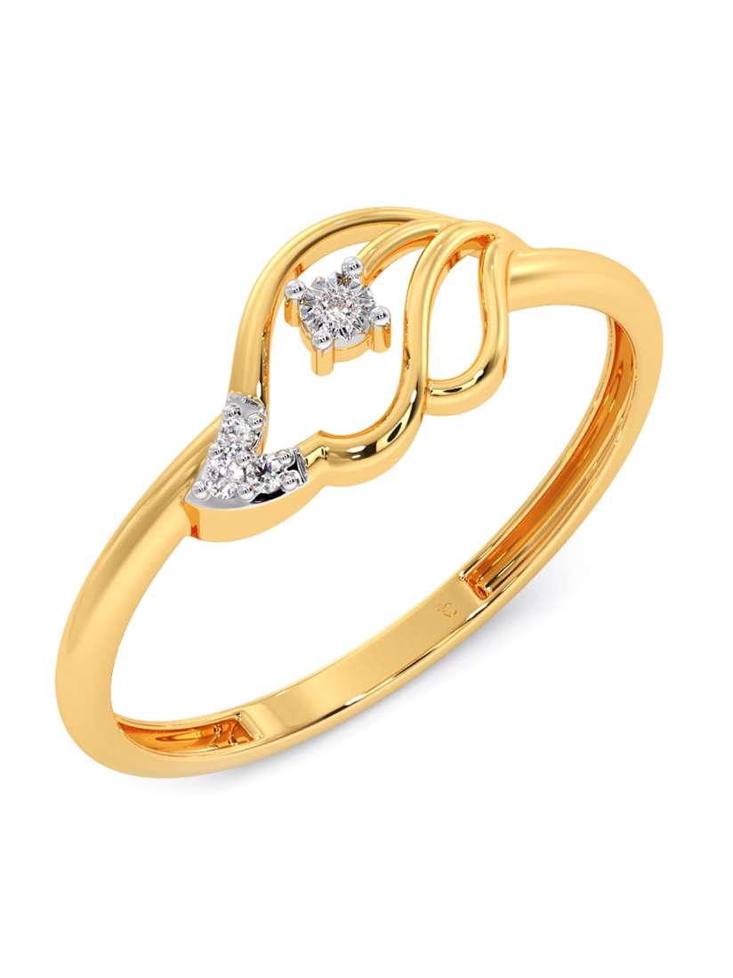 Buy CANDERE A KALYAN JEWELLERS COMPANY 18KT Gold Ring Diamond 1.13 g Ring Diamond for Women 25644138 Myntra