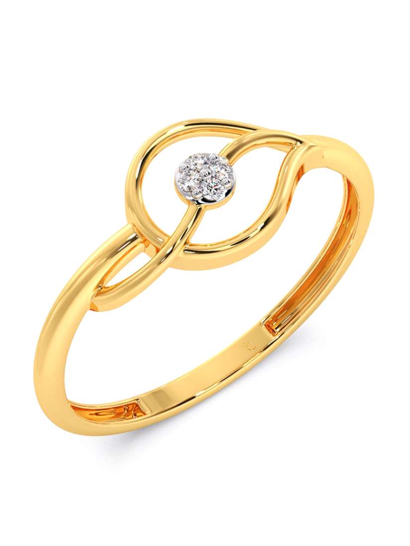 Buy CANDERE A KALYAN JEWELLERS COMPANY Diamondlites 18KT Gold Diamond Finger Ring 0.96gm Ring Diamond for Women 25644240 Myntra