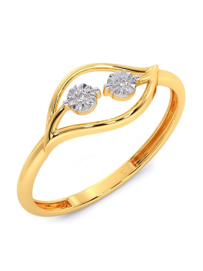 Buy CANDERE A KALYAN JEWELLERS COMPANY Diamondlites 18KT Gold Diamond Finger Ring 0.86gm Ring Diamond for Women 25644322 Myntra