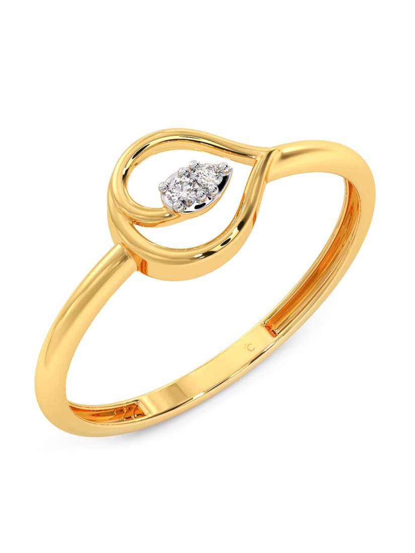 Buy CANDERE A KALYAN JEWELLERS COMPANY Diamondlites 14KT Gold Diamond Finger Ring 0.85 gm Ring Diamond for Women 25644510 Myntra