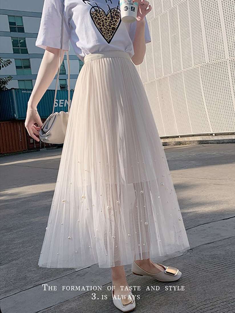 Buy StyleCast White Flared Pleated Midi Skirt Skirts for Women 25651640 Myntra