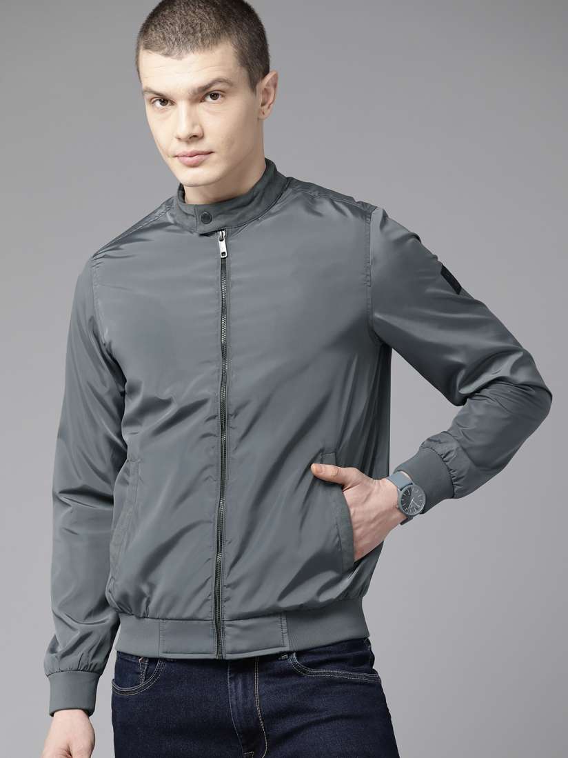 Buy Van Heusen Lightweight Bomber Jacket Jackets for Men 25655232 Myntra