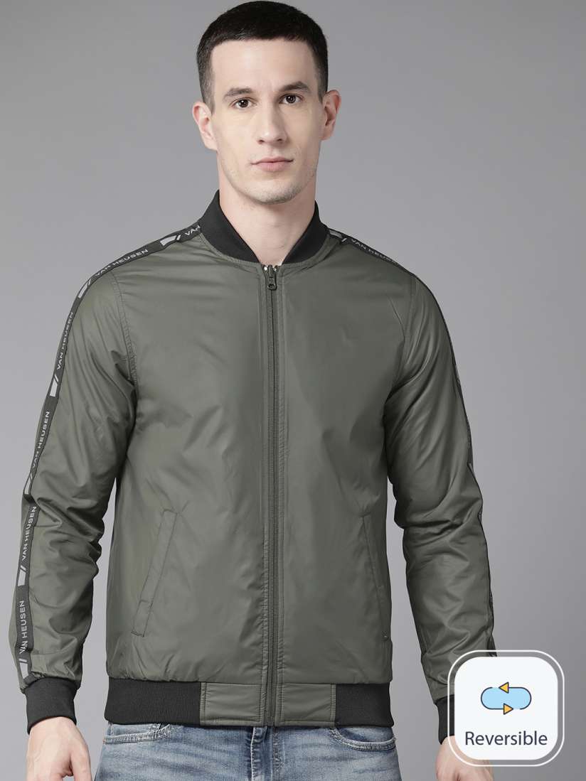 Van heusen jackets myntra online