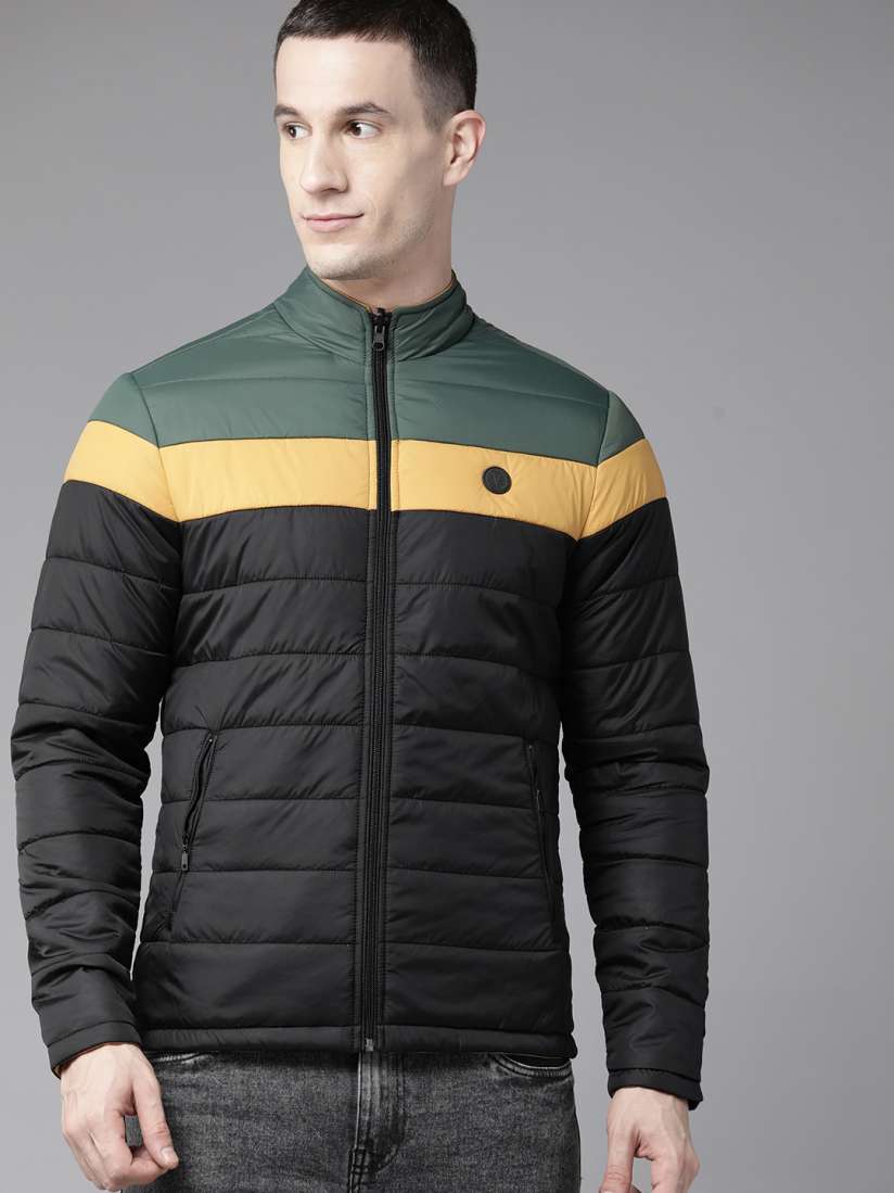 Buy Van Heusen Colourblocked Reversible Padded Jacket Jackets for Men 25655338 Myntra