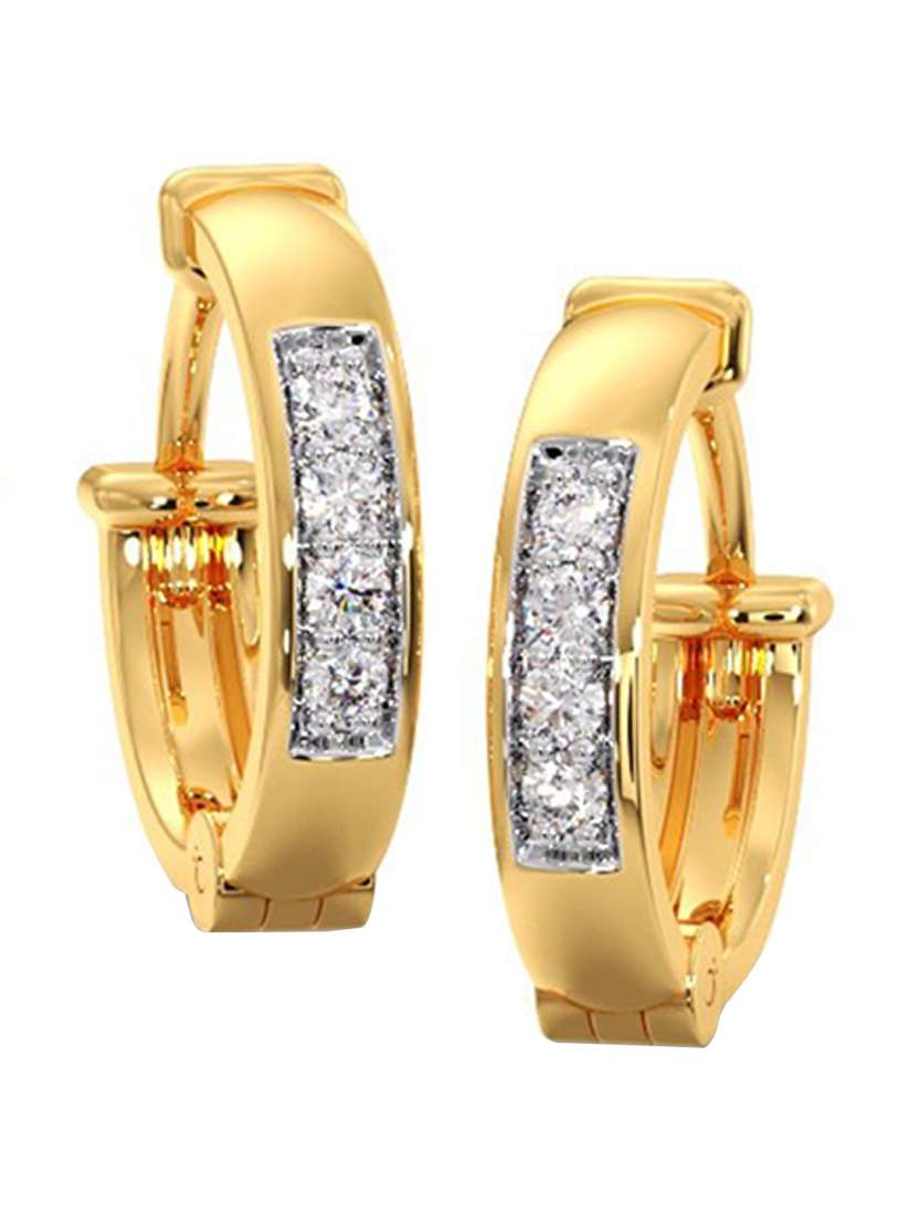 Kalyan jewellers hoop earrings on sale
