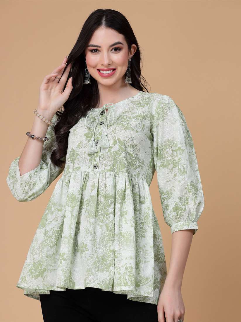 peplum tops myntra
