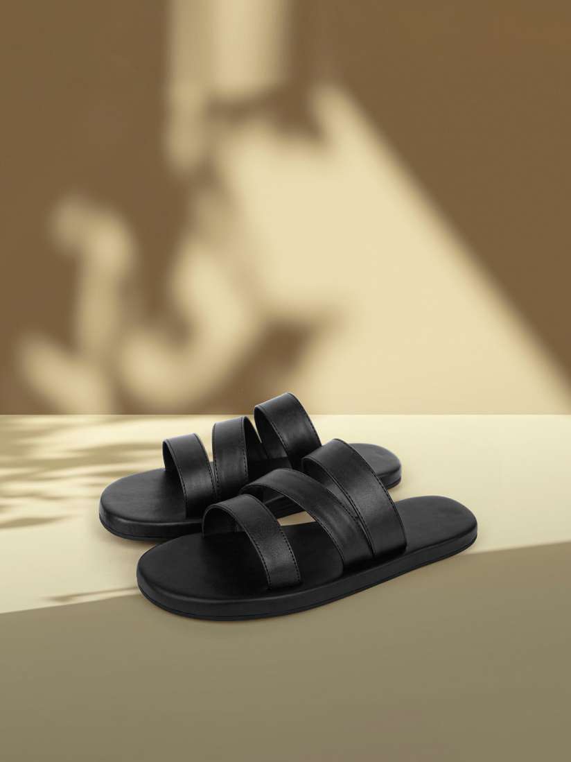 Mens crossover leather sandals shop
